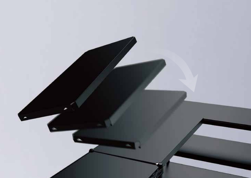 フラット天板 × フレーム構造