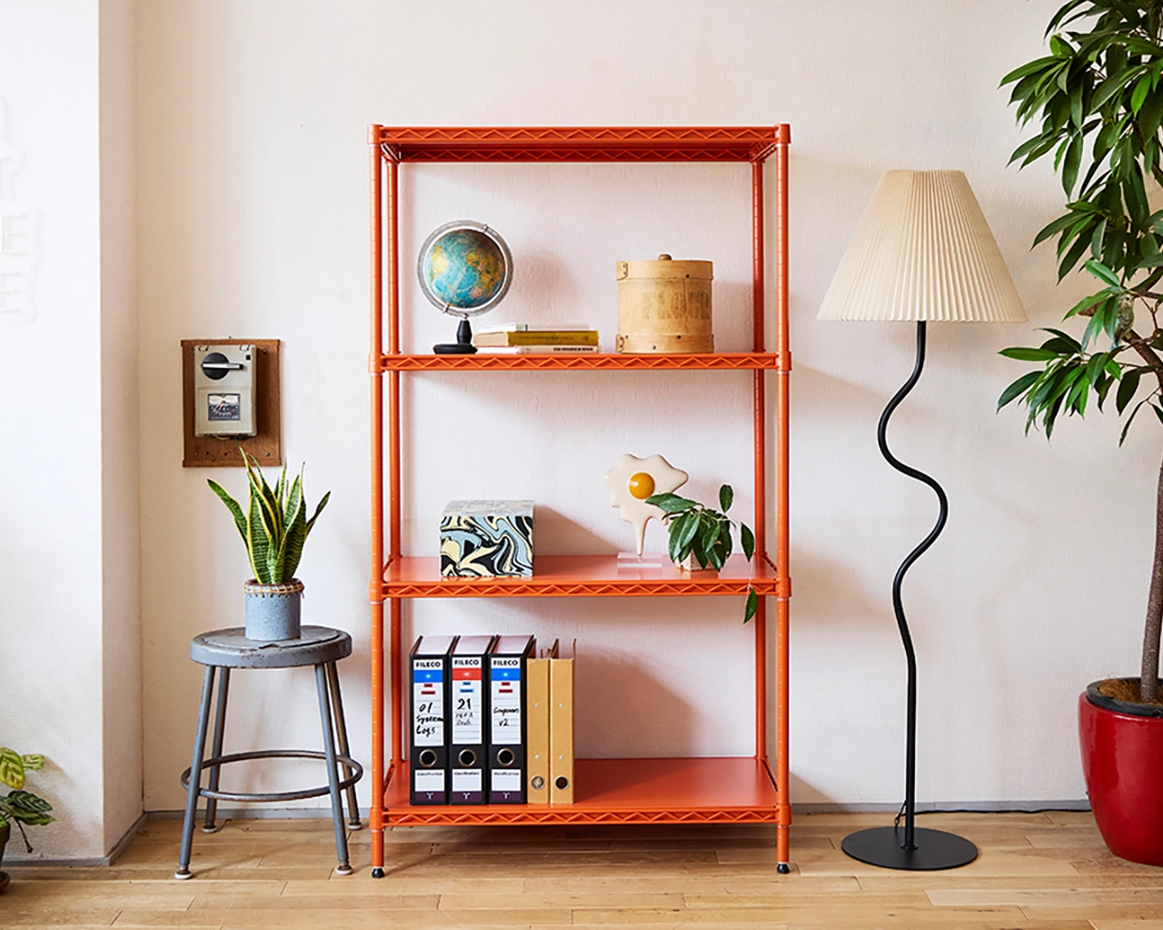 フラットシェルフオレンジ