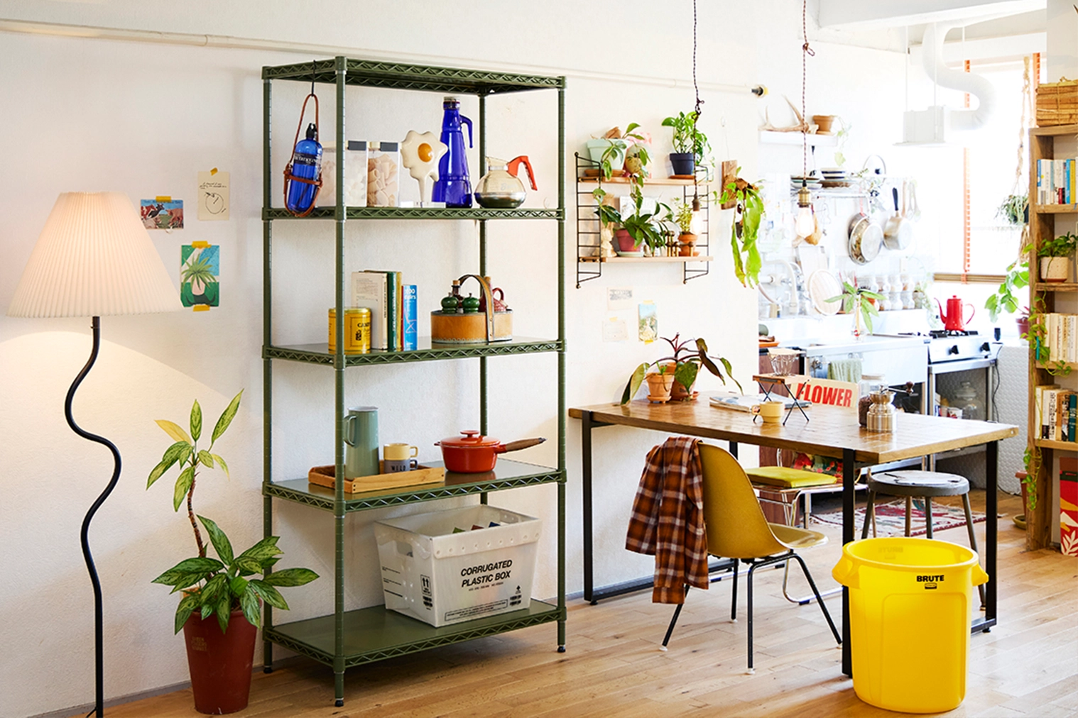 トールタイプのシンプルな組み合わせ