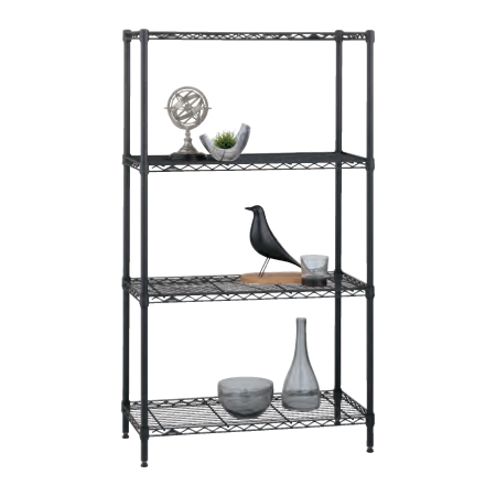 ブラック ワイヤーシェルフ