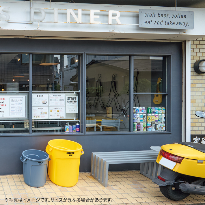 ラバーメイド ラウンドブルートユーティリティコンテナ φ397×H435mm 37.9L ダークブルー