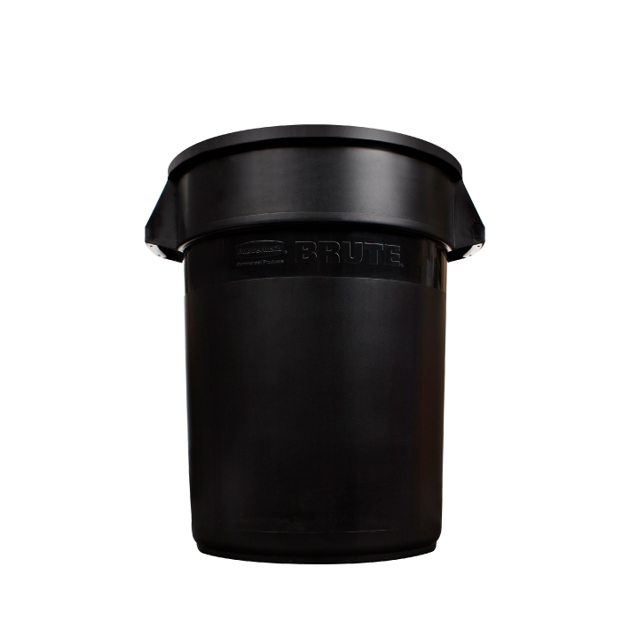 【アウトレット品】ラバーメイド ラウンドブルートユーティリティコンテナ φ495×H581mm 75.7L ブラック（旧型）
