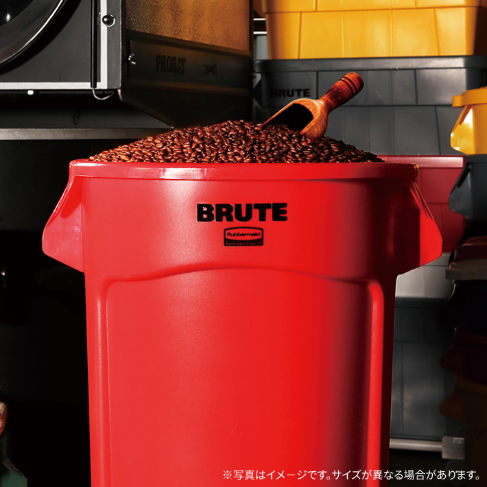 ラバーメイド ラウンドブルートユーティリティコンテナ φ557×H705mm 121.1L レッド