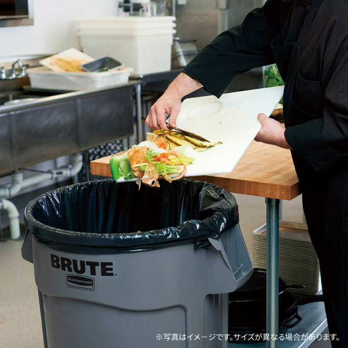 ラバーメイド ラウンドブルートユーティリティコンテナ φ557×H705mm 121.1L レッド