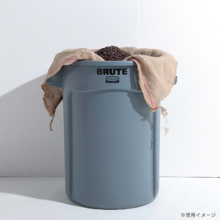 ラバーメイド ラウンドブルートユーティリティコンテナ φ557×H705mm 121.1L ホワイト