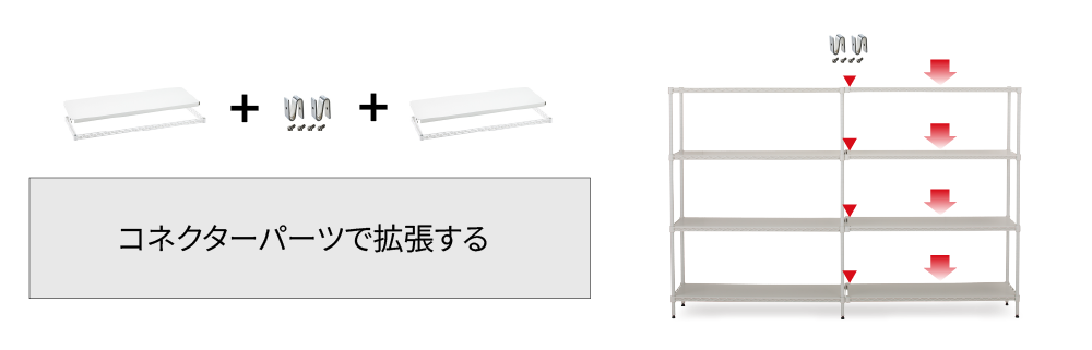 コネクターで拡張する