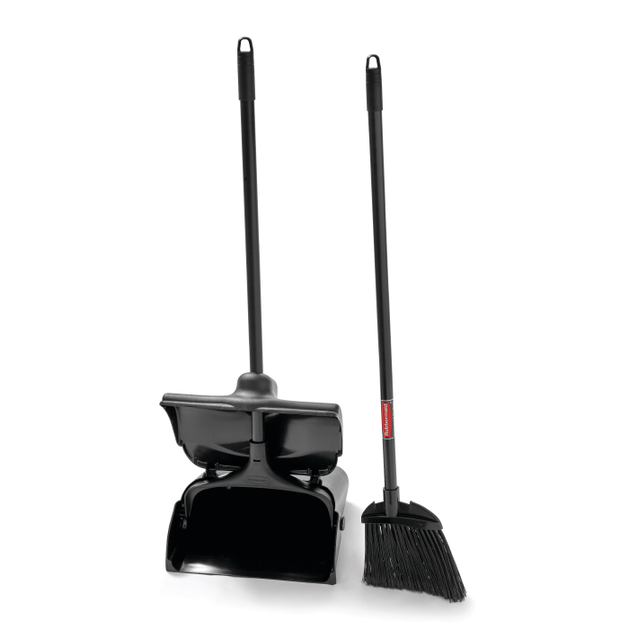 ラバーメイド ロビープロアップライトダストパン カバー付 W325×D287×H826mm ブラック