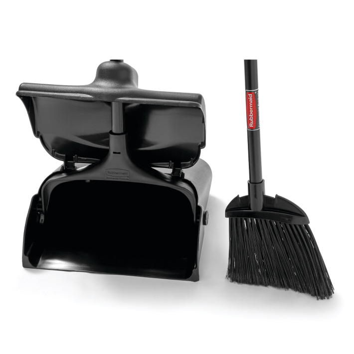 ラバーメイド ロビープロアップライトダストパン カバー付 W325×D287×H826mm ブラック