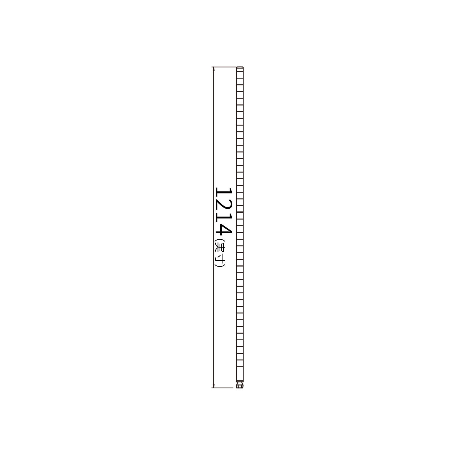 ベーシックシリーズ ポール 1200mm ステンレス 1組2本入