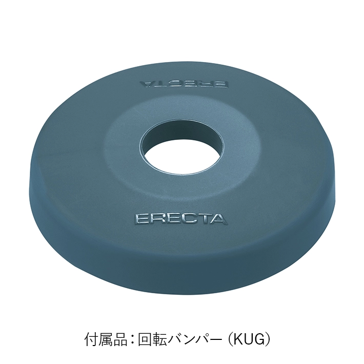 打ち込み単独キャスター フットガード付 ナイロン車 φ150mm ストッパーなし 1個 【業務用】