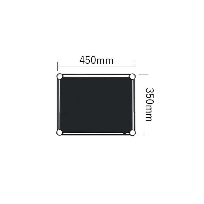 ベーシックシリーズ フラットシェルフ W450×D350mm シェルフ・ブラック 1枚