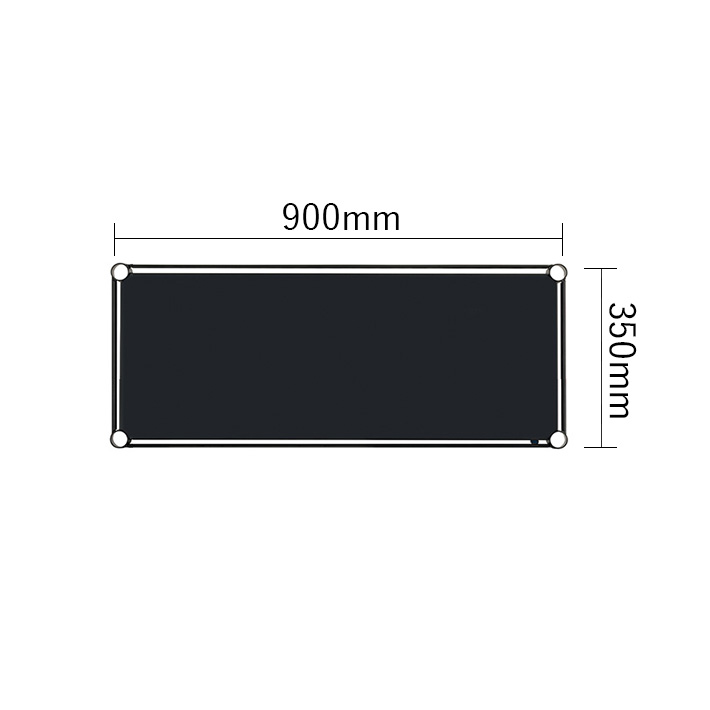 ベーシックシリーズ フラットシェルフ W900×D350mm シェルフ・ブラック 1枚