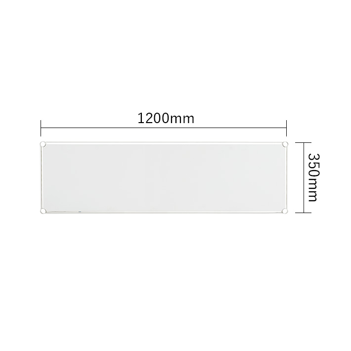 ベーシックシリーズ フラットシェルフ W1200×D350mm 天板（連結用）・ホワイト 1枚