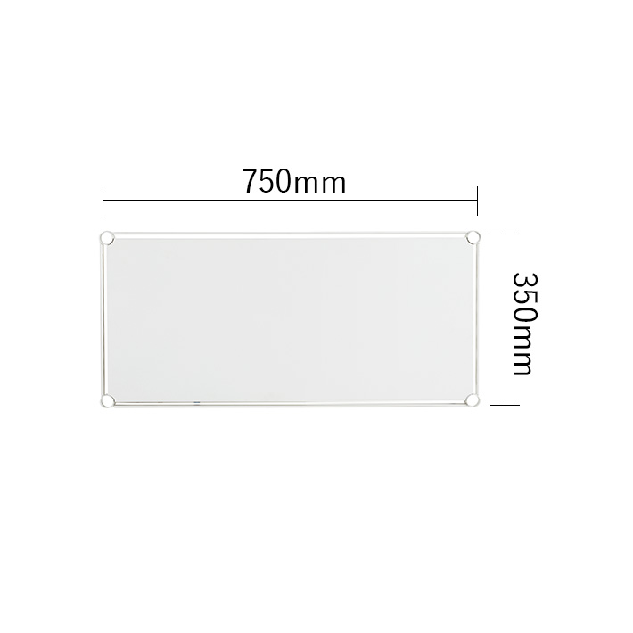 ベーシックシリーズ フラットシェルフ W750×D350mm 天板（連結用）・ホワイト 1枚