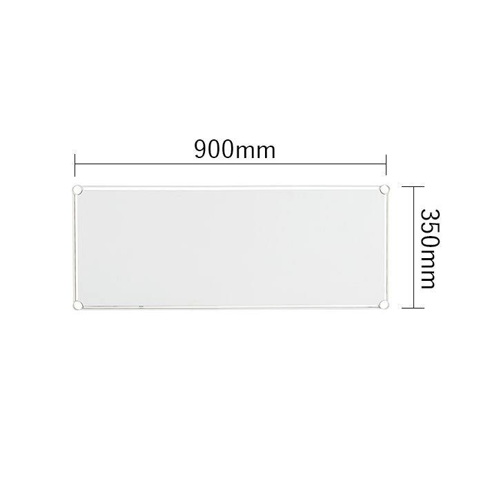 ベーシックシリーズ フラットシェルフ W900×D350mm 天板（連結用）・ホワイト 1枚