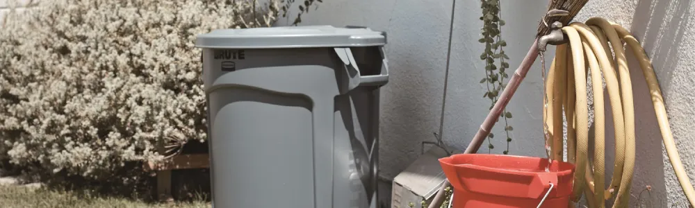 庭に置かれているブルコンコンテンツ