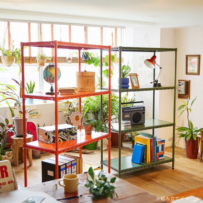 ベーシックシリーズ ポール 1600mm オレンジ ステンレス 1組2本入（数量限定品）