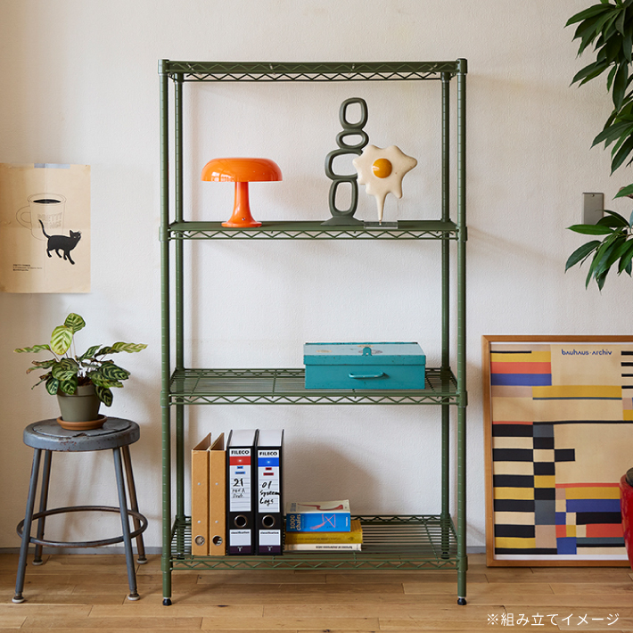 ベーシックシリーズ ポール 1600mm オリーブグリーン ステンレス 1組2本入（数量限定品）