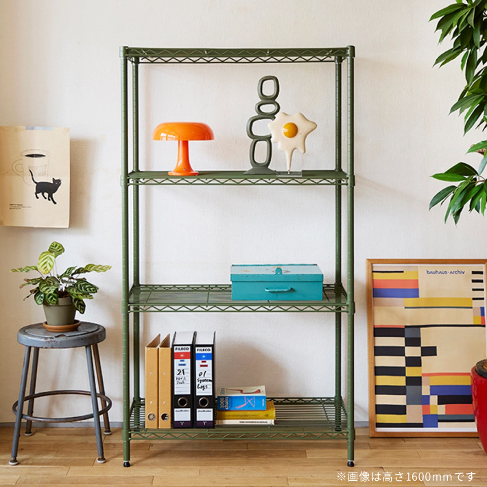 ベーシックシリーズ ポール 1900mm オリーブグリーン ステンレス 1組2本入（数量限定品）