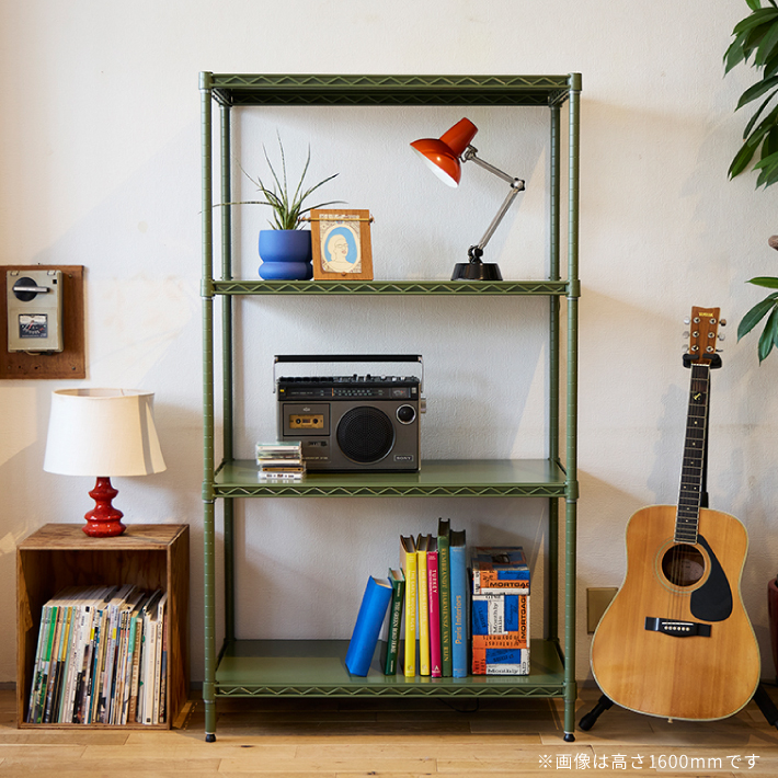 ベーシックシリーズ ポール 1900mm オリーブグリーン ステンレス 1組2本入（数量限定品）