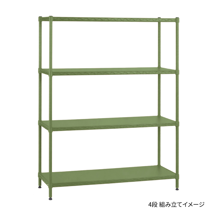 ベーシックシリーズ フラットシェルフ W1200xD450mm シェルフ・オリーブグリーン 1枚（公式オンラインショップ限定品）