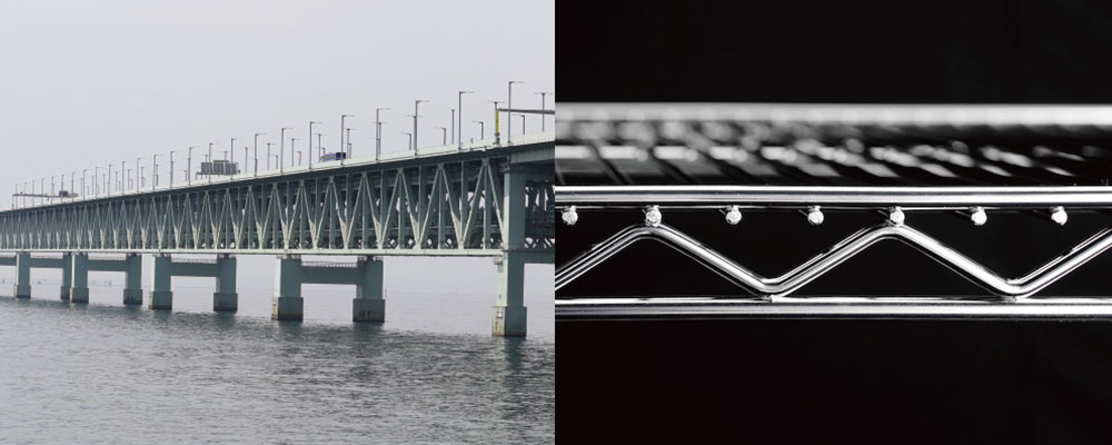 橋と同じ構造