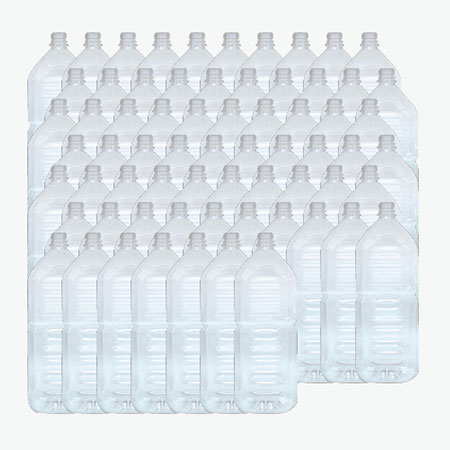 ペットボトル 67本